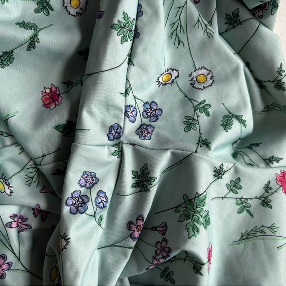 Like New adidas Floral Print Leggings - seafoam XL - Picture 8 of 8